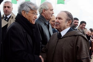 Chakib Khelil et Abdelaziz Bouteflika, en décembre 2008. © Zohra Bensemra/REUTERS