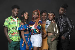 Le casting de la saison 2 de la série « MTV Shuga Babi » © Ibrahim Diarrassouba/Emotions photography