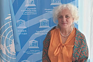 Golda el-Khoury est la représentante de l’Unesco pour le Maghreb à Rabat depuis 2018. © Unesco