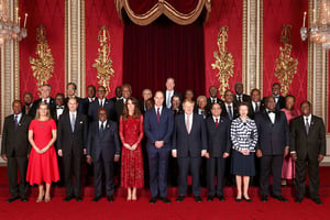 Lors du précédent sommet des investissements Royaume-Uni-Afrique, à Londres, le 20 janvier 2020. © Photo by REX