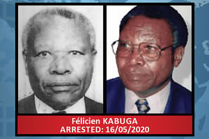 Félicien Kabuga, qui est considéré comme le « financier du génocide rwandais », avait été arrêté le 16 mai 2020 près de Paris. © Mécanisme pour les tribunaux pénaux internationaux/Nations unies