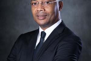 Le ministre gabonais de la Santé, Guy Patrick Obiang Ndong. © Communication présidentielle