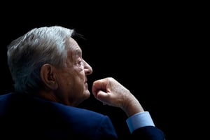 Le milliardaire américain George Soros. © Brendan SMIALOWSKI/AFP