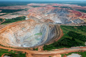 La mine de cuivre Frontier à Sakania, à la frontière avec la Zambie, à l’extrême sud-est de la province minière du Katanga, en RDC, propriété de la multinationale d’origine kazakhe basée au Luxembourg ERG. La mine de cuivre Frontier à Sakania, à la frontière avec la Zambie, à l’extrême sud-est de la province minière du Katanga, en République démocratique du Congo, propriété de la multinationale d’origine kazakhe basée au Luxembourg ERG (Eurasian Ressources Group), le 3 mars 2015.     –     The Frontier copper mine in Sakania, on the border with Zambia, in the extreme southeast of the mining province of Katanga, in the Democratic Republic of Congo, property of the Luxembourg-based Kazakh-founded company ERG (Eurasian Resources Group), on March 3rd, 2015.

© Gwenn DUBOURTHOUMIEU pour JA
