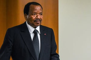 Le président camerounais Paul Biya à l’ONU, New York, le 22 septembre 2017. © Stephanie Keith /REUTERS