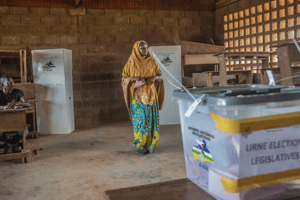 Lors des élections législatives en Centrafrique, dimanche 14 mars 2021. © UN/MINUSCA – Herve Serefio