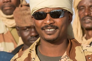 Le général Mahamat Idriss Deby, fils du défunt président tchadien. © Patrick Robert