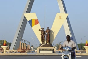La Place de la Nation, à N’Djamena, en 2011. © Vincent Fournier/Jeune Afrique/JA