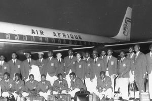 Salariés d’Air Afrique © DR