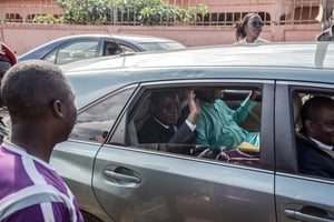 Maurice Kamto, le 5 octobre 2019, à Yaoundé. © AFP