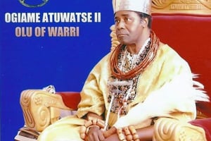 La mort de l’Ogiame Ikenwoli, olu (roi) du Warri, le 5 avril, a ouvert la course à sa succession sur le trône. © DR