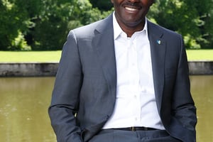 Henri-Claude Oyima, fondateur du Groupe BGFI Bank. © BGFI