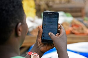  Seulement 55 % des pays africains disposent d’une loi sur la protection des données. © Isaac Kasamani / AFP)