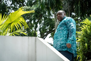 Jean-Pierre Bemba, à Kinshasa le 21 avril 2021. © Caroline Thirion pour JA