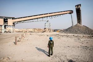 Mine de cuivre de Chambishi (NFCA), en Zambie. © Sven TORFINN/PANOS-REA