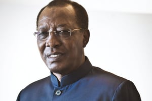 Idriss Déby Itno à Paris, le 13 novembre 2019. © Vincent FOURNIER/JA