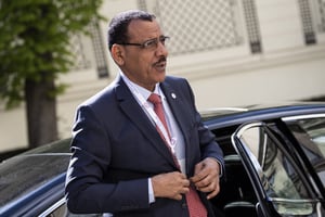 Mohamed Bazoum, à Paris en 2019. © KENZO TRIBOUILLARD/AFP