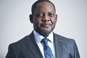 L’ancien Premier ministre Firmin Ngrebada en novembre 2019, à Paris. © Vincent Fournier/JA