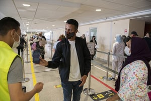L’aéroport Mohammed-V de Casablanca a repris ses activités le 15 juin 2021 opour l’opération Marhaba. © Jalal Morchidi / Anadolu Agency/AFP