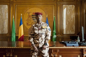 Mahamat Idriss Déby, à N’Djamena, le 11 juin 2021. © Vincent Fournier pour JA
