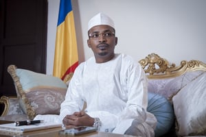 Mahamat Idriss Déby, à N’Djamena, le 12 juin 2021. © Vincent Fournier pour JA