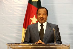 Le président camerounais Paul Biya. © Victor Zebaze