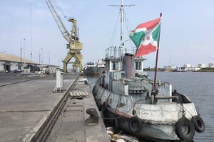 Le port de Bujumbura au Burundi, en juin 2021.