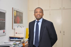 Georges Wega devient le directeur délégué des réseaux bancaires internationaux pour la région Afrique au sein de la Société générale. © Fernand Kuissu pour JA.