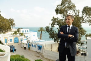 Boris Boillon, à Tunis, en mars 2011. © WITT/SIPA
