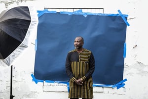 Le joueur de kora malien Ballaké Sissoko à Paris, le 8 mars 2021. © Claire Delfino pour JA