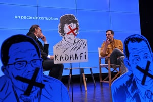 Du « live-journalisme » à Avignon avec« L’homme qui tua Mouammar Kadhafi » © Superamas