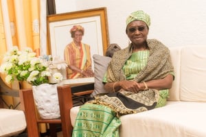 Rosine Soglo, grande figure de la vie politique béninoise et femme de l’ex-président, est décédée le 25 juillet 2021, à son domicile. © Lee Gotemi pour JA