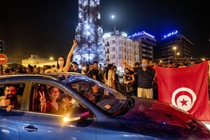 Le 25 juillet 2021, à Tunis. © Nicolas Fauqué/www.imagesdetunisie.com