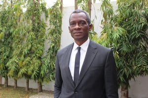 Issiaka Sangaré à Abidjan, le 12 août 2021. © Aïssatou Diallo pour JA