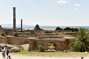 Le site de Carthage, à Tunis, en juin 2021. © Jdidi Wassim/SOPA Images via ZUMA Wire