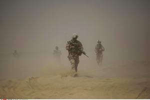 Un Marines américain, dans la province afghane d’Helmand, en juin 2009 (archives). © David Guttenfelder/AP/SIPA