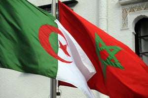 Le 24 août 2021, l’Algérie avait annoncé la rupture de ses relations diplomatiques avec le Maroc en raison d’« actions hostiles » du royaume chérifien. Une décision intervenue après plusieurs mois de tensions entre les deux pays. © FAROUK BATICHE/AFP