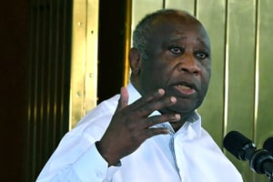 L’ancien président ivoirien Laurent Gbagbo © ISSOUF SANOGO/AFP