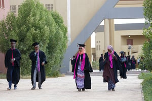 Sur le nouveau campus de l’université de Djibouti.
