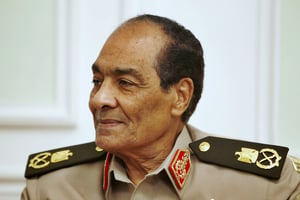 Le maréchal Mohamed Hussein Tantawi en 2011. © REUTERS/Pool/Xinhua/Cai Yang