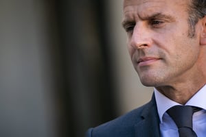 Emmanuel Macron sera présent à Montpellier le 8 octobre 2021 © Romain GAILLARD/REA