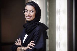 Noura Al Kaabi, ministre émiratie de la Culture. © AFP