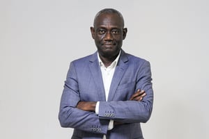 Jean-Philippe Kaboré est le fondateur de la chaîne ivoirienne d’information continue 7info. © Lade John