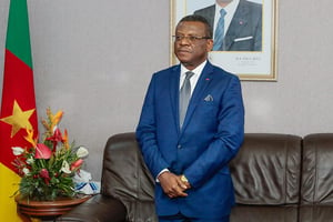 Joseph Dion Ngute pendant les concertations pour le dialogue national, en septembre 2019 © Maboup