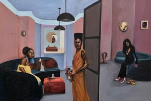 « With Desire » de Cinthia Sifa Mulanga. L’artiste sera exposée à la foire AKAA, à Paris © Courtesy African Arty