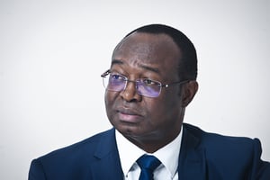 L’ancien Premier ministre centrafricain Anicet-Georges Dologuélé, à Paris, le 12 septembre 2016. © Vincent Fournier/JA