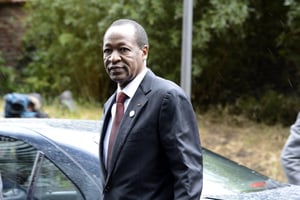 Blaise Compaoré à Bruxelles, en 2013 © THIERRY CHARLIER/AFP