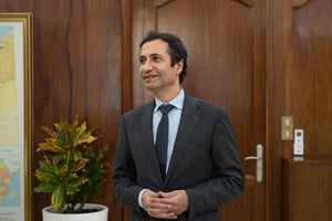 Mohamed Benchaâboun, en février 2020, à Rabat. © MOHAMED DRISSI KAMILI pour JA