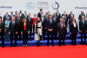 Lors de la conférence de la COP25 à Madrid, en Espagne, le 2 décembre 2019. © Susana Vera/REUTERS