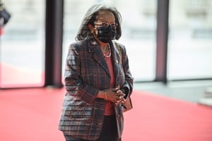 La présidente éthiopienne Sahle-Work Zewde, à Paris le 18 mai 2021. © ELIOT BLONDET-POOL/SIPA